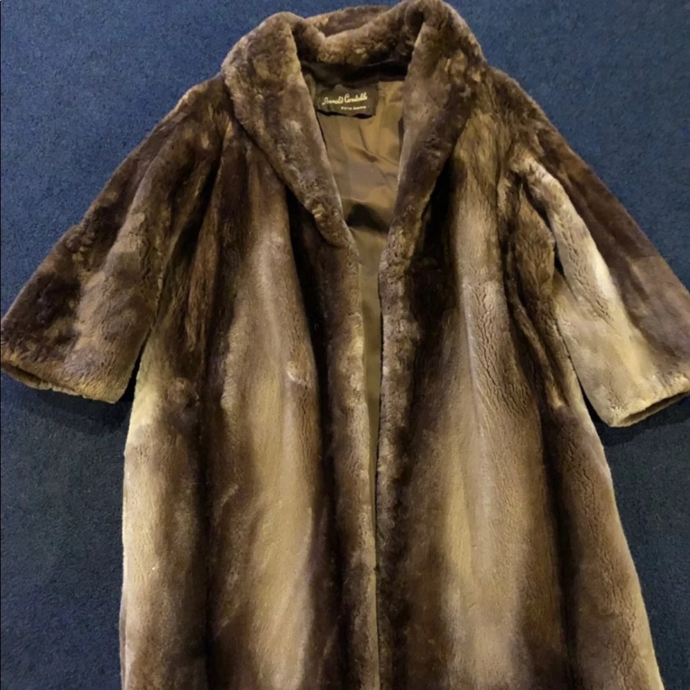 Real Beaver Fur Coat